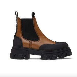 GANNI - Authentic - Unworn Brown Chelsea boots - 38/